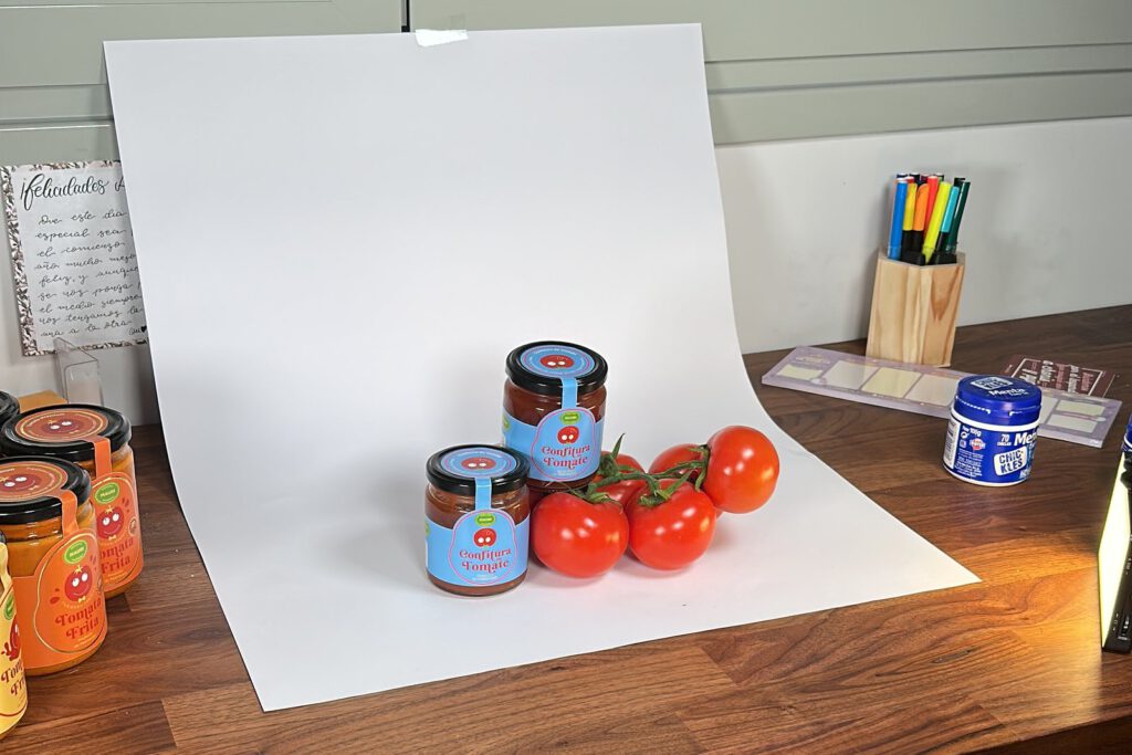 Set de fotografía de producto para la gama de conservas de Hortalizas Mauri