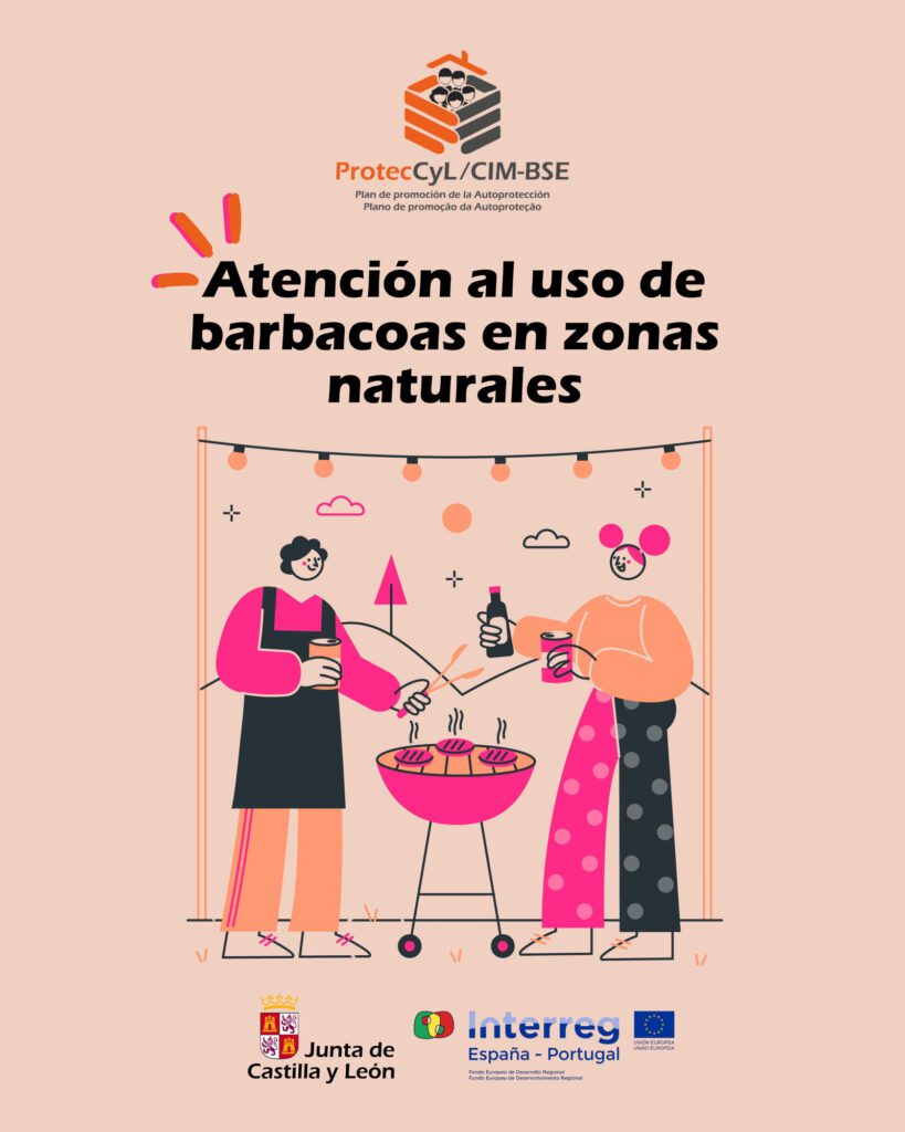 Post de ProtecCyL sobre el uso de barbacoas en zonas naturales
