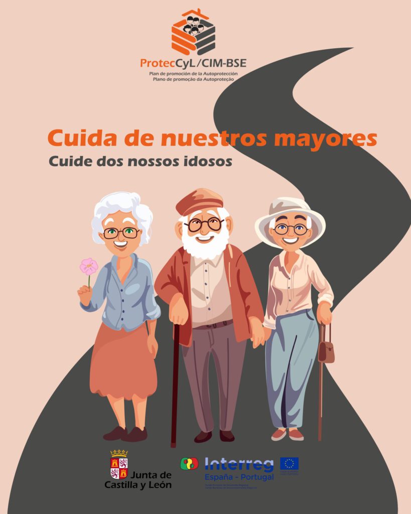 Post de ProtecCyL sobre el cuidado de las personas mayores ante el calor