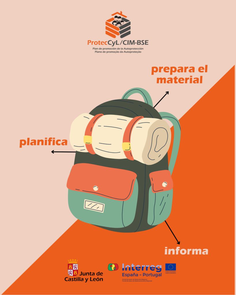 Post ilustrado de ProtecCyL sobre cómo preparar una salida a la montaña